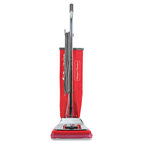 TRADITION Upright Vacuum SC888K, 12" Cleaning Path, Chrome/Red-(EURSC888N)