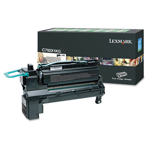 C792X1KG Return Program Extra High-Yield Toner, 20,000 Page-Yield, Black-(LEXC792X1KG)