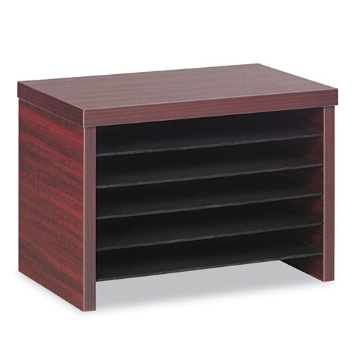 Alera Valencia Under Counter File Organizer Shelf, 15.75w x 9.88d x 10.88h, Mahogany-(ALEVA316012MY)