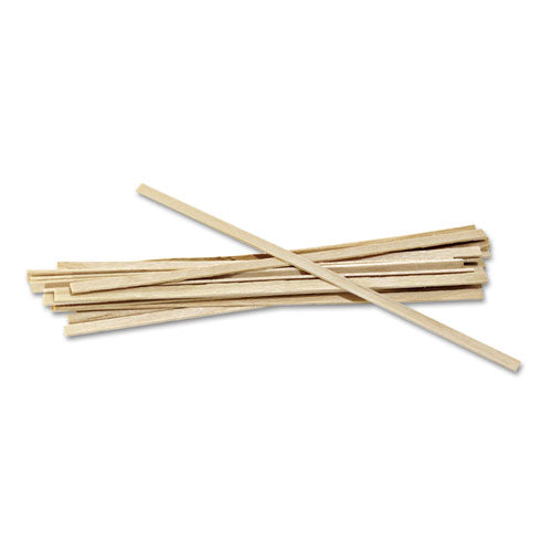 Wood Coffee Stirrers, 5.5", 10,000/Carton-(RPPR810CT)