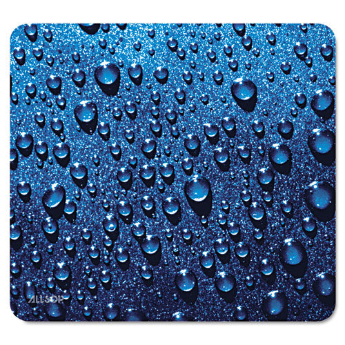 Naturesmart Mouse Pad, 8.5 x 8, Raindrops Design-(ASP30182)