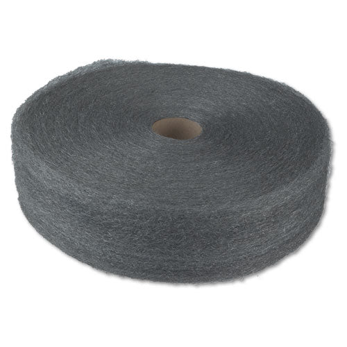 Industrial-Quality Steel Wool Reel, #3 Coarse, 5 lb Reel, Steel Gray, 6/Carton-(GMA105046)