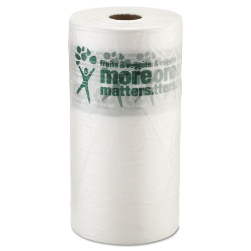 Produce Bags, 9 microns, 10" x 15", Clear, 1,400 Bags/Roll, 4 Rolls/Carton-(IBSPHMORE15NS)