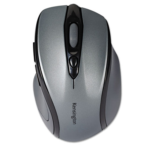 Pro Fit Mid-Size Wireless Mouse, 2.4 GHz Frequency/30 ft Wireless Range, Right Hand Use, Gray-(KMW72423)