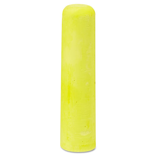 Railroad Crayon Chalk, 4" x 1" Diameter, Yellow, 72/Box-(DIX88813)