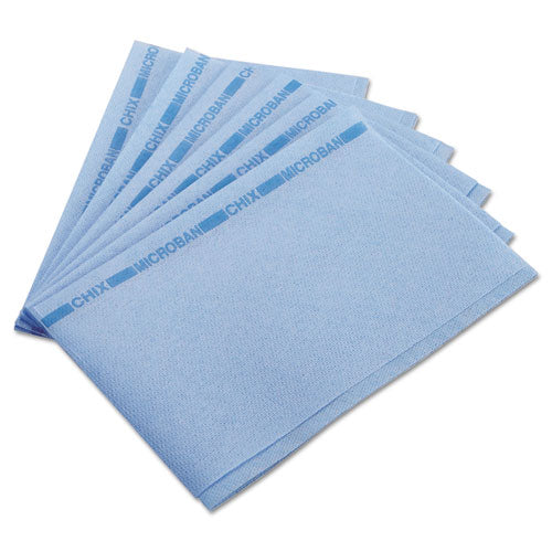 Food Service Towels, 13 x 21, Blue, 150/Carton-(CHI8253)