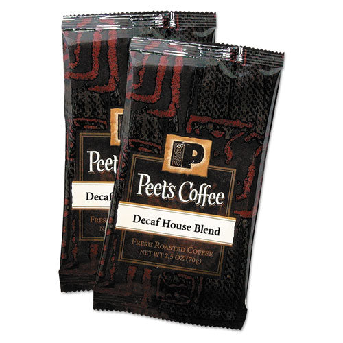 Coffee Portion Packs, House Blend, Decaf, 2.5 oz Frack Pack, 18/Box-(PEE504913)