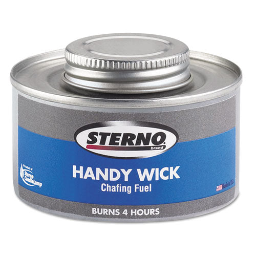 Handy Wick Chafing Fuel, Methanol, 4 Hour Burn, 4.84 oz Can, 24/Carton-(STE10364)