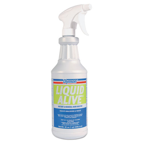 LIQUID ALIVE Odor Digester, 32 oz Bottle, 12/Carton-(ITW33632)