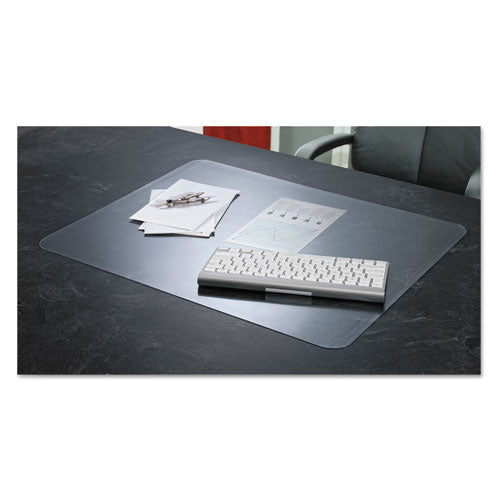 KrystalView Desk Pad with Antimicrobial Protection, Matte Finish, 24 x 19, Clear-(AOP60440MS)
