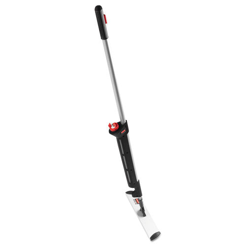 Pulse Microfiber Spray Mop System, 17" Wide Microfiber Head, 52" Black Plastic Handle-(RCP1863884)