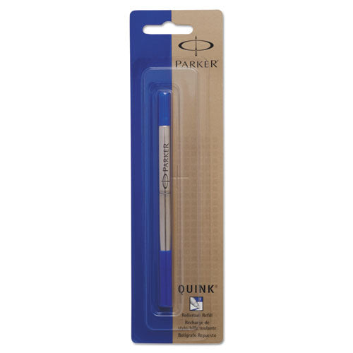 Refill for Parker Roller Ball Pens, Fine Conical Tip, Blue Ink-(PAR1950322)