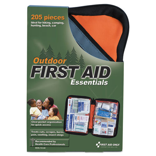 Outdoor Softsided First Aid Kit for 10 People, 205 Pieces, Fabric Case-(FAO440)