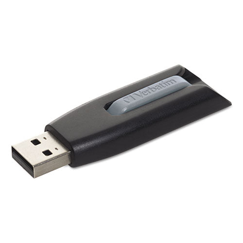 Store n Go V3 USB 3.0 Drive, 32 GB, Black/Gray-(VER49173)