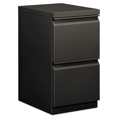 Brigade Mobile Pedestal, Left or Right, 2 Letter-Size File Drawers, Charcoal, 15" x 19.88" x 28"-(HON33820RS)