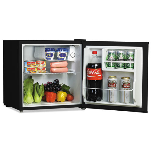 1.6 Cu. Ft. Refrigerator with Chiller Compartment, Black-(ALERF616B)