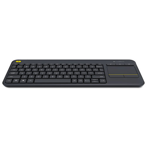 Wireless Touch Keyboard K400 Plus, Black-(LOG920007119)