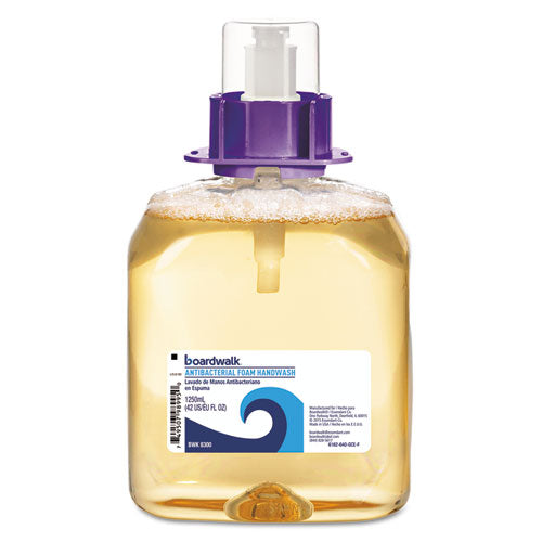 Foam Antibacterial Handwash, Fruity, 1,250 mL Refill, 4/Carton-(BWK8300)