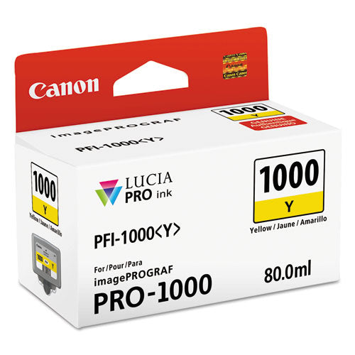 0549C002 (PFI-1000) Lucia Pro Ink, Yellow-(CNM0549C002)