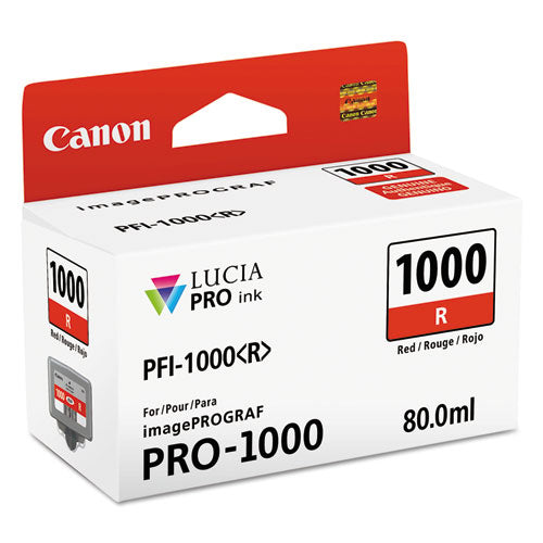 0554C002 (PFI-1000) Lucia Pro Ink, Red-(CNM0554C002)