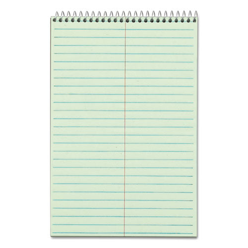 Gregg Steno Pads, Gregg Rule, 80 Green-Tint 6 x 9 Sheets-(TOP8021)
