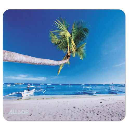 Naturesmart Mouse Pad, 8.5 x 8, Outrigger Beach Design-(ASP31621)