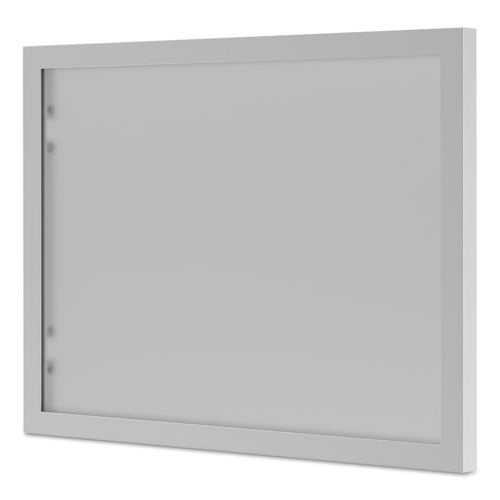 BL Series Hutch Doors, Glass, 13.25w x 17.38h, Silver/Frosted-(BSXBL72HDG)