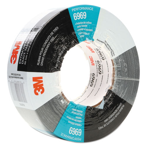 6969 Extra-Heavy-Duty Duct Tape, 3" Core, 48 mm x 54.8 m, Silver-(MMM6969)