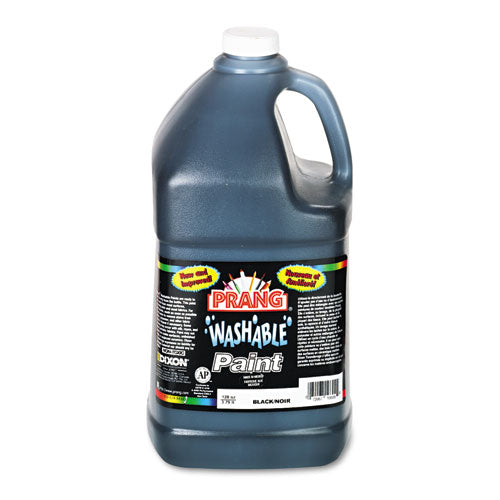 Washable Paint, Black, 1 gal Bottle-(DIX10609)