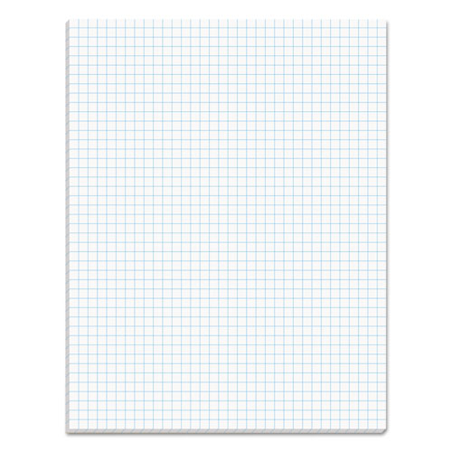 Quadrille Pads, Quadrille Rule (4 sq/in), 50 White 8.5 x 11 Sheets-(TOP33041)