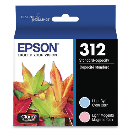 T312922-S (312) Claria Ink, 360 Page-Yield, Light Cyan/Light Magenta-(EPST312922S)