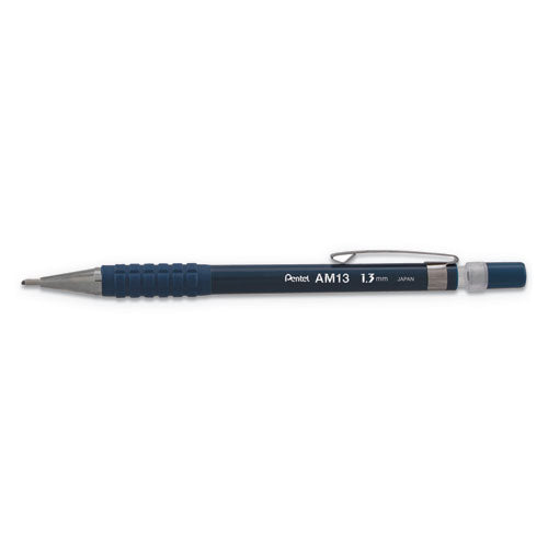 Sharp Mechanical Pencil, 1.3 mm, HB (#2.5), Black Lead, Blue Barrel-(PENAM13C)