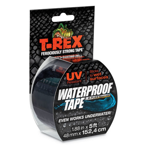 Waterproof Tape, 3" Core, 2" x 5 ft, Black-(DUC285988)