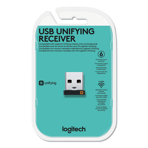 USB Unifying Receiver, Black-(LOG910005235)