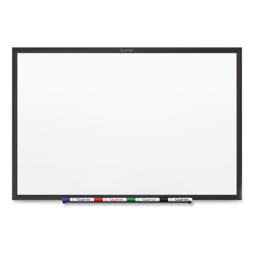 Classic Series Nano-Clean Dry Erase Board, 72 x 48, White Surface, Black Aluminum Frame-(QRTSM537B)