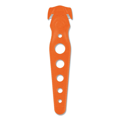 Safety Cutter, 1.2" Blade, 5.75" Plastic Handle, Orange, 5/Pack-(ACM17521)