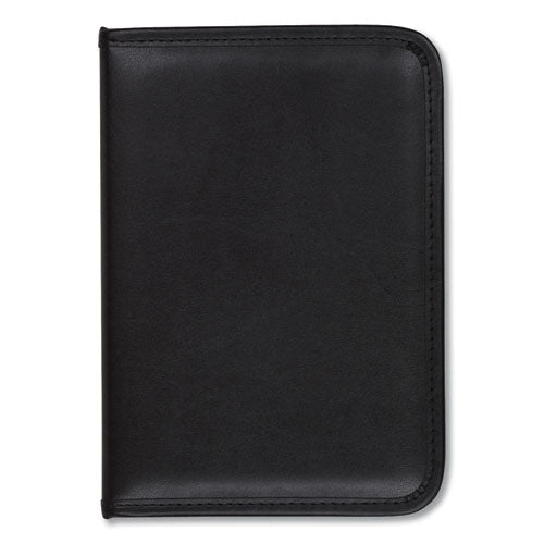 Professional Padfolio, 3/4w x 9 1/4h, Open Style, Black-(SAM70811)