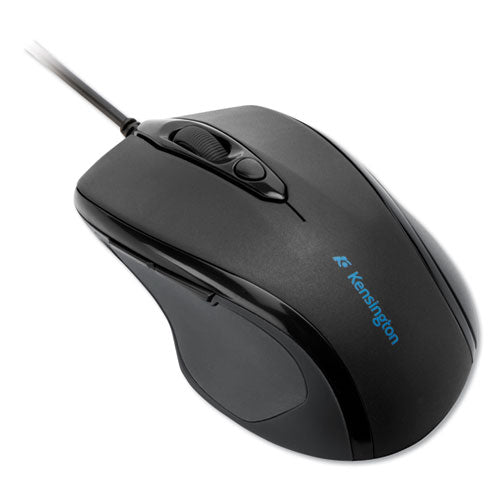 Pro Fit Wired Mid-Size Mouse, USB 2.0, Right Hand Use, Black-(KMW72355)