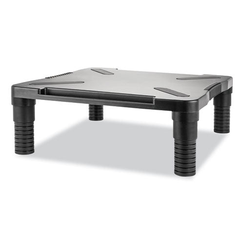 Single Level Monitor Riser, 13.13" x 13.5" x 4", Black-(IVR55010)