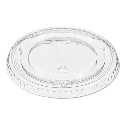 Non-Vented Cup Lids, Fits 9 oz to 22 oz Cups, Clear, 1,000/Carton-(DCC662TP)