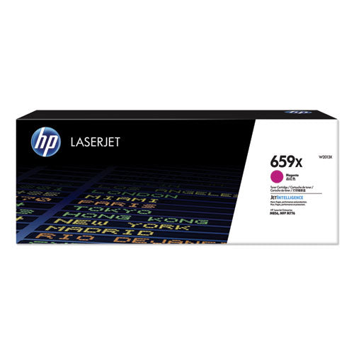 HP 659X, (W2013X) High-Yield Magenta Original LaserJet Toner Cartridge-(HEWW2013X)