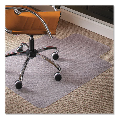 Natural Origins Chair Mat with Lip For Carpet, 45 x 53, Clear-(ESR141042)