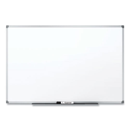 Melamine Whiteboard, 72 x 48, White Surface, Silver Aluminum Frame-(QRT85343)