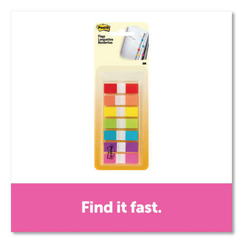 Small Flags, Seven Assorted Colors, 190 Flags-(MMM6837CF)