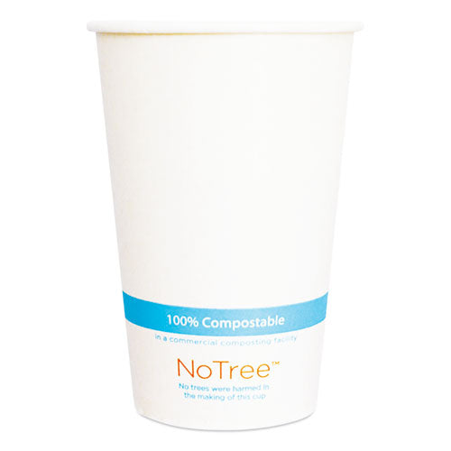 NoTree Paper Cold Cups, 12 oz, Natural, 1,000/Carton-(WORCUSU12C)