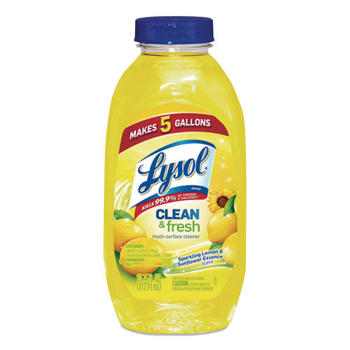 Clean and Fresh Multi-Surface Cleaner, Sparkling Lemon and Sunflower Essence, 10.75 oz Bottle, 20/Carton-(RAC93805CT)