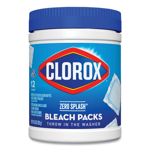 Control Bleach Packs, Regular, 12 Tabs/Pack, 6 Packs/Carton-(CLO31371)