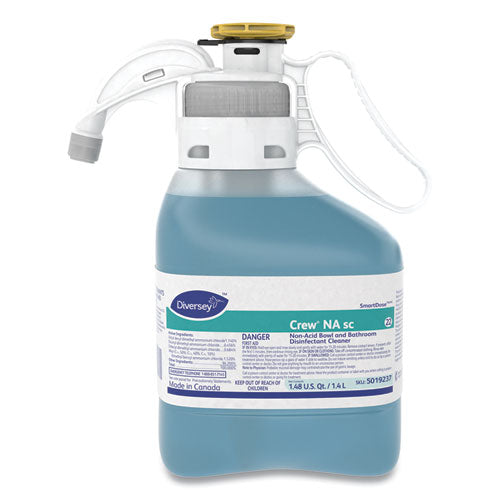 Crew Non-Acid Bowl and Bathroom Disinfectant Cleaner, Floral, 47.3 oz, 2/Carton-(DVO5019237)