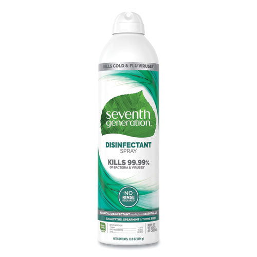 Disinfectant Sprays, Eucalyptus/Spearmint/Thyme, 13.9 oz Spray Bottle, 8/Carton-(SEV22981)