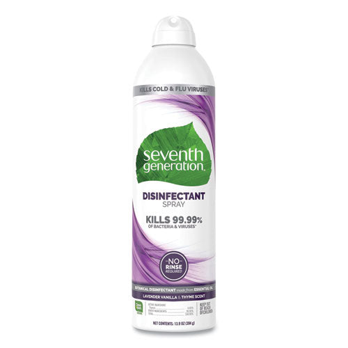 Disinfectant Sprays, Lavender Vanilla/Thyme, 13.9 oz Spray Bottle, 8/Carton-(SEV22979)
